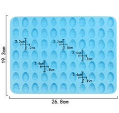 Molde silicona mini huevos x 77 en internet