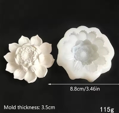 Molde silicona flor de loto abierta - comprar online