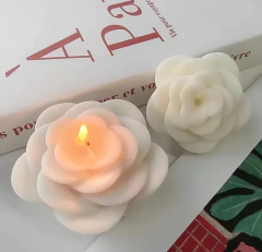 Imagen de Molde silicona rosa 3d