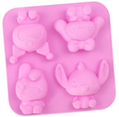 Molde silicona Stich y Kuromi en internet