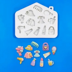 Molde silicona salón de belleza