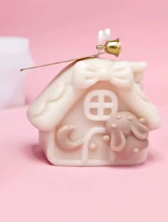 Molde silicona casa conejo doble cara - tienda online
