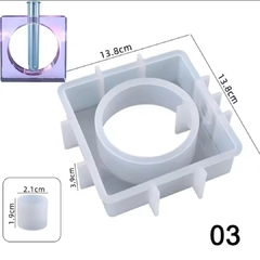 Molde silicona florero cuadrado en internet