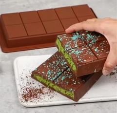 Molde de silicona tableta rellena