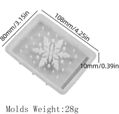 Imagen de Molde de cajita con 8 tapas y 1 base ( leer descripcion)