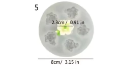 Molde silicona flor (22f5) - comprar online