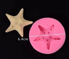 Molde silicona de estrella de mar