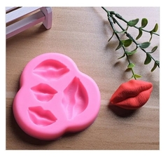 Molde labios x 4