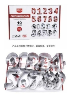 Aros mini cake números