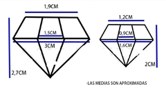 Molde diamantes - tienda online