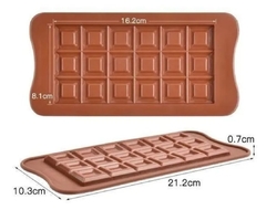 Molde tableta de chocolate cuadritos - comprar online