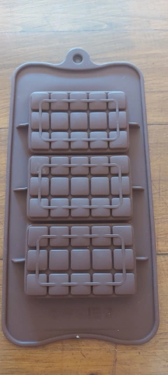 Molde silicona tableta chocolate - comprar online