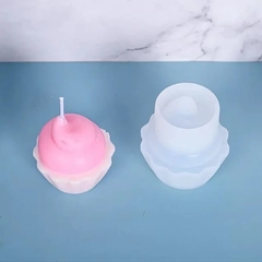 Molde silicona para vela cupcake