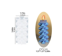 Molde silicona columna cristales - comprar online