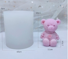 Molde silicona oso mini (2.7 cm de alto) - comprar online