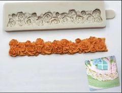 Borde de rosas