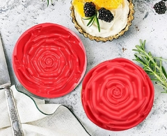 Molde torta rosa
