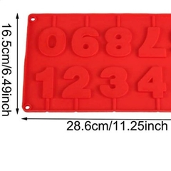 Molde numeros para chupetines o velas - comprar online