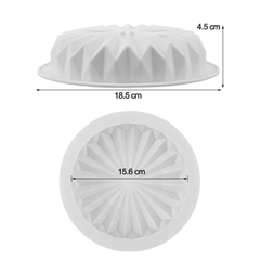Molde mini torta rallado blanco - comprar online