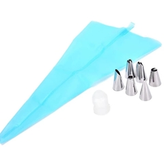 Manga de silicona con cupla y 6 picos chicos - tienda online
