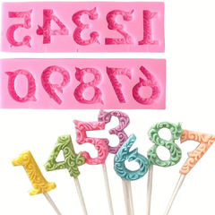 Molde numeros vintage - tienda online