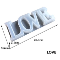 Molde de silicona LOVE - comprar online