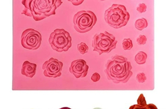 Molde rosas x 20 en internet