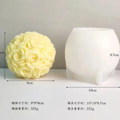 Molde bola de rosas grande en internet