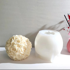 Molde bola de rosas grande - Nonnalucia