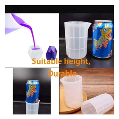 Vaso de silicona grande para resina