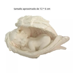 Molde de silicona angel bebe con alas - comprar online
