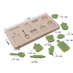 Molde silicona cocina mini - comprar online