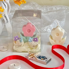 Molde silicona flor no me olvides con hojas - Nonnalucia