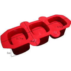 Molde de silicona para macetas cuadradas - comprar online