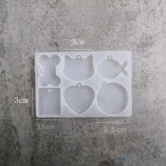 Molde silicona chapitas x 6 - comprar online