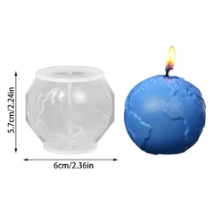 Molde silicona globo terráqueo - comprar online