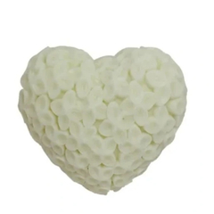 Molde silicona corazon flores mediano en internet