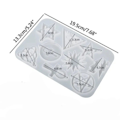 Molde silicona simbolos - comprar online