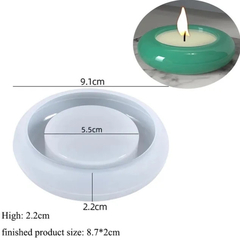 Molde silicona portavela - comprar online