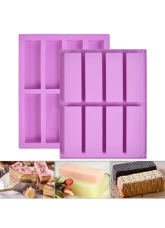 Molde rectangular x 8