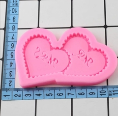 Molde corazon mr & mrs - comprar online