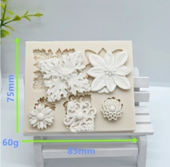 Molde flores x 5 grandes - comprar online