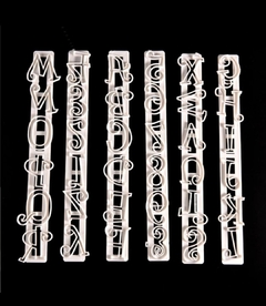 Cortantes letras funky - Nonnalucia