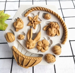 Molde canasta de pascuas