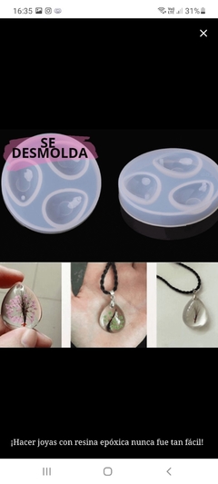 Molde dijes x 3