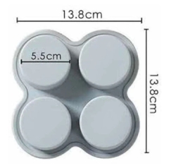 Molde oreo x 4 - comprar online