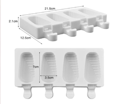 Molde helado liso/rayado - comprar online