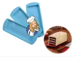 Molde para pisos de torta rectangular