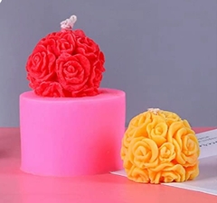 Molde bola de rosas mini