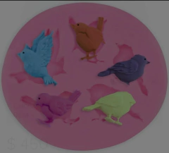 Molde pajaritos - Nonnalucia